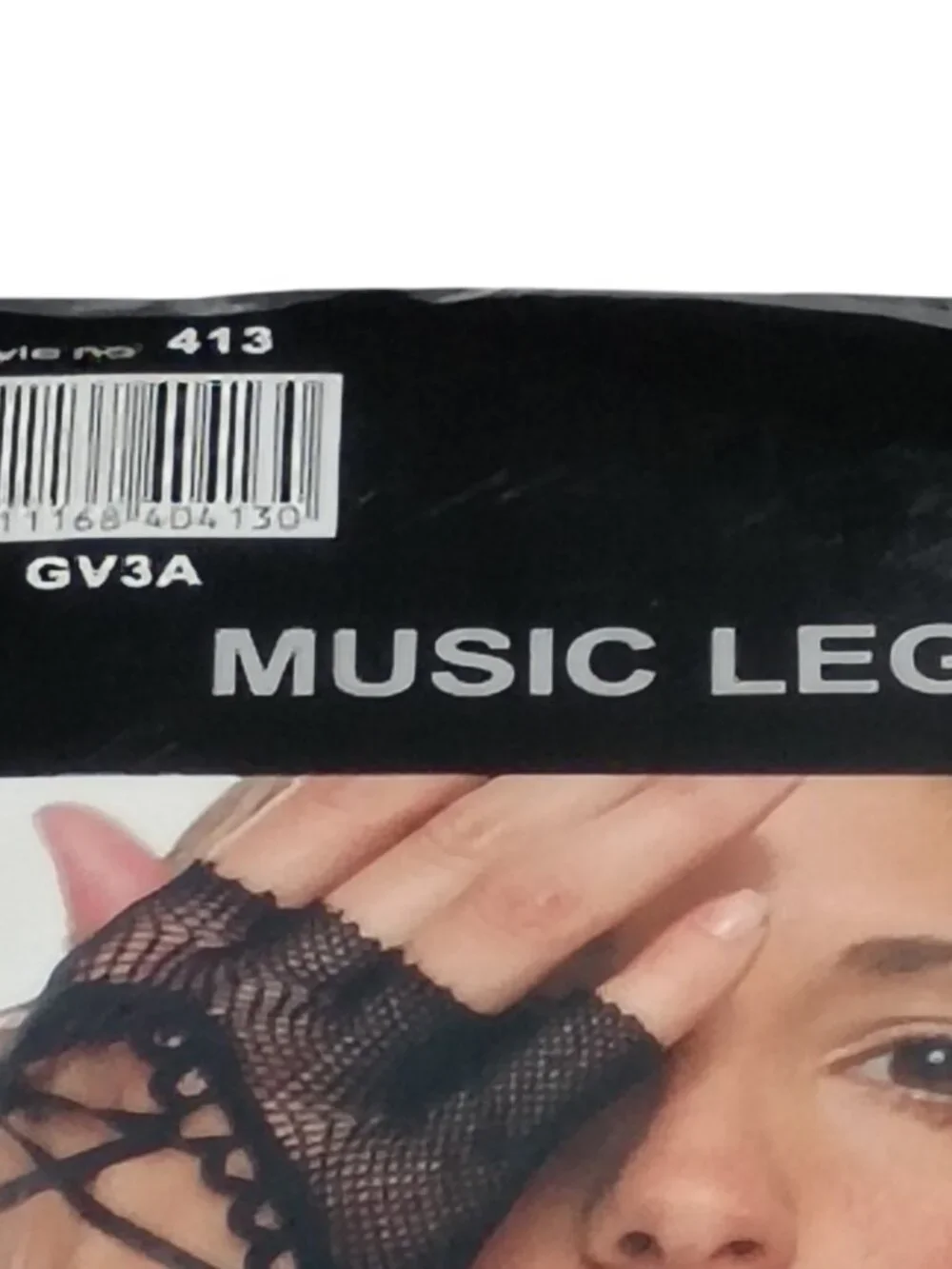 Music Legs 413 Fishnet Fingerless Gloves Lace Up One Size Pink Nylon